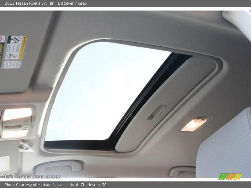 Brilliant Silver / Gray 2013 Nissan Rogue SV