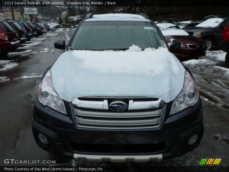 Graphite Gray Metallic / Black 2013 Subaru Outback 3.6R Limited