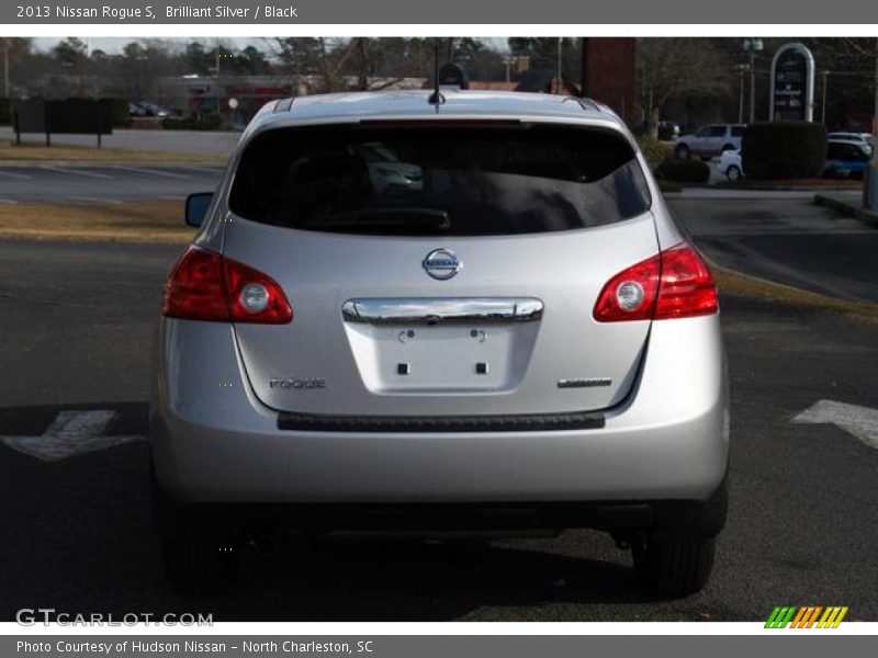 Brilliant Silver / Black 2013 Nissan Rogue S