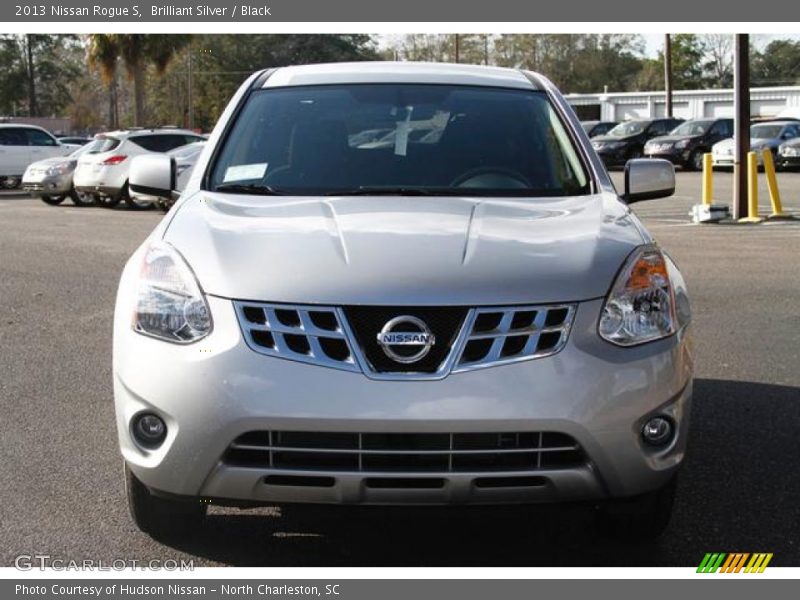 Brilliant Silver / Black 2013 Nissan Rogue S
