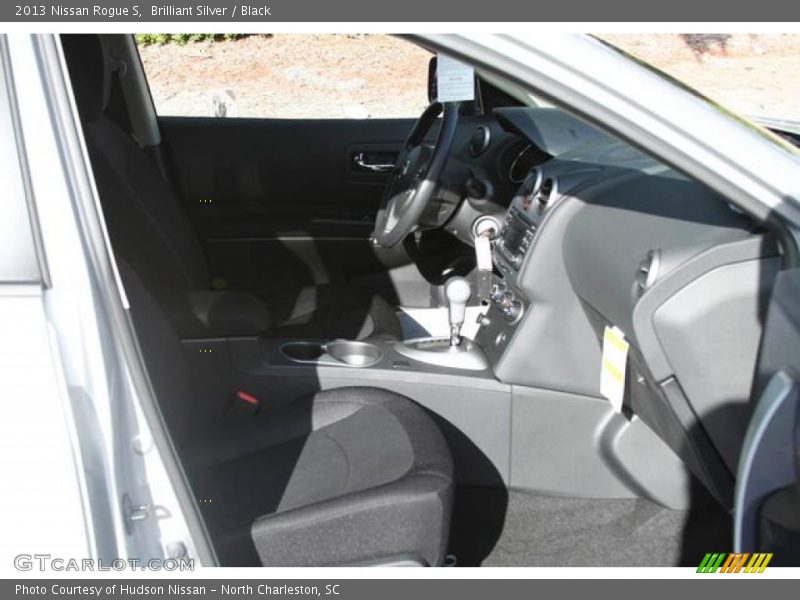 Brilliant Silver / Black 2013 Nissan Rogue S