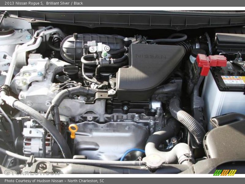 Brilliant Silver / Black 2013 Nissan Rogue S