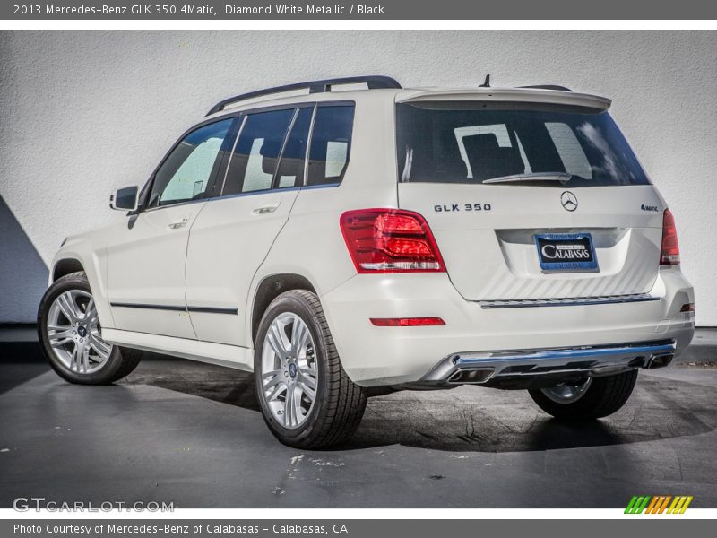 Diamond White Metallic / Black 2013 Mercedes-Benz GLK 350 4Matic