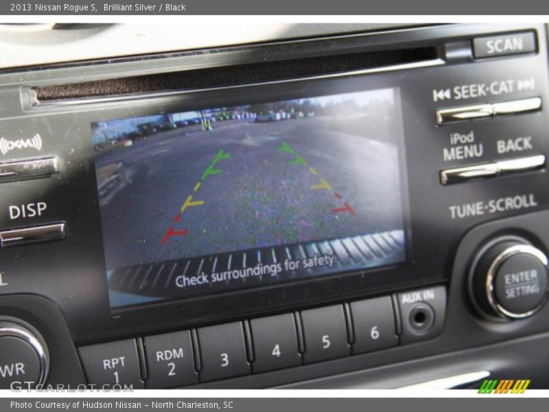Brilliant Silver / Black 2013 Nissan Rogue S