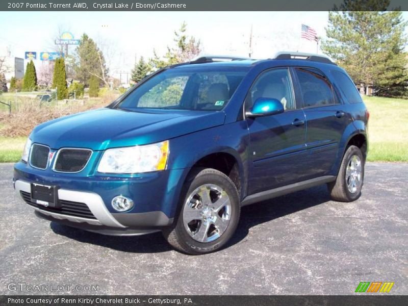 Crystal Lake / Ebony/Cashmere 2007 Pontiac Torrent AWD