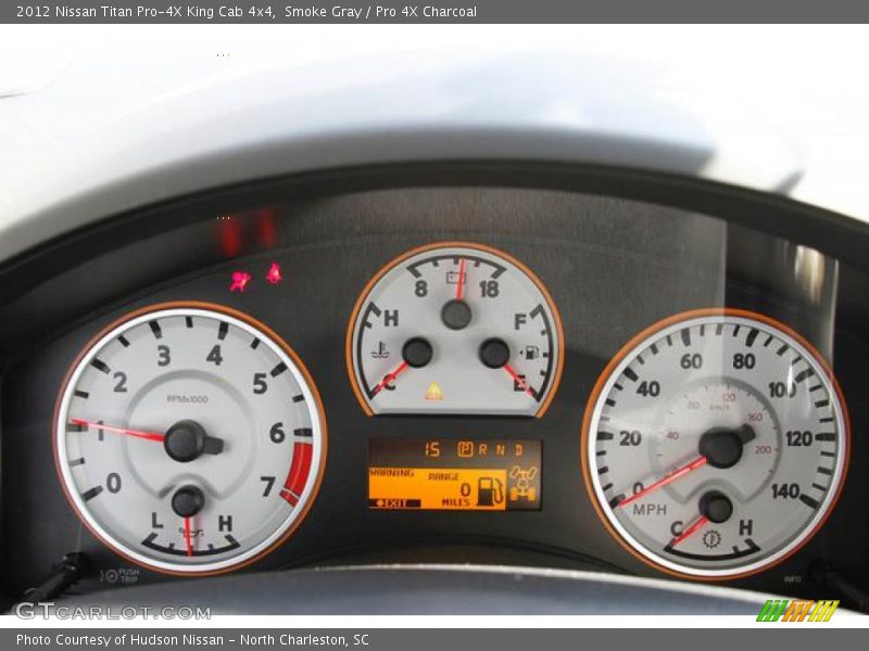  2012 Titan Pro-4X King Cab 4x4 Pro-4X King Cab 4x4 Gauges