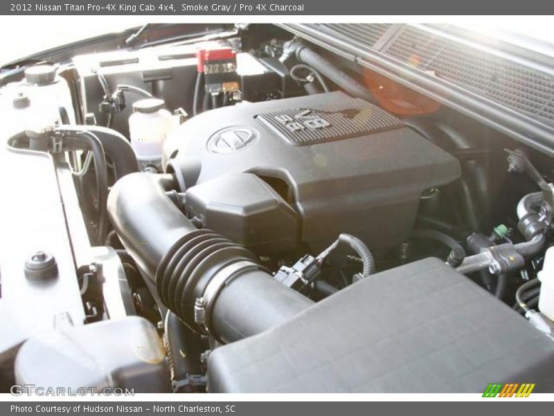  2012 Titan Pro-4X King Cab 4x4 Engine - 5.6 Liter Flex-Fuel DOHC 32-Valve CVTCS V8