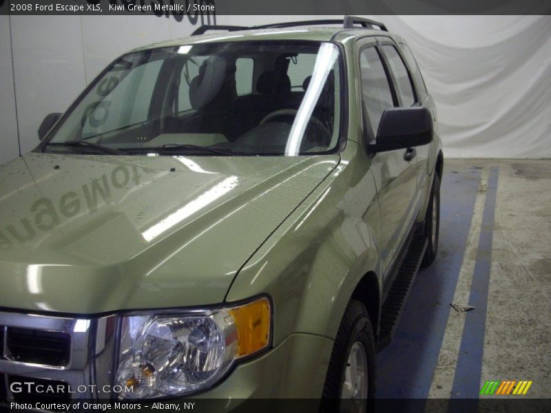 Kiwi Green Metallic / Stone 2008 Ford Escape XLS