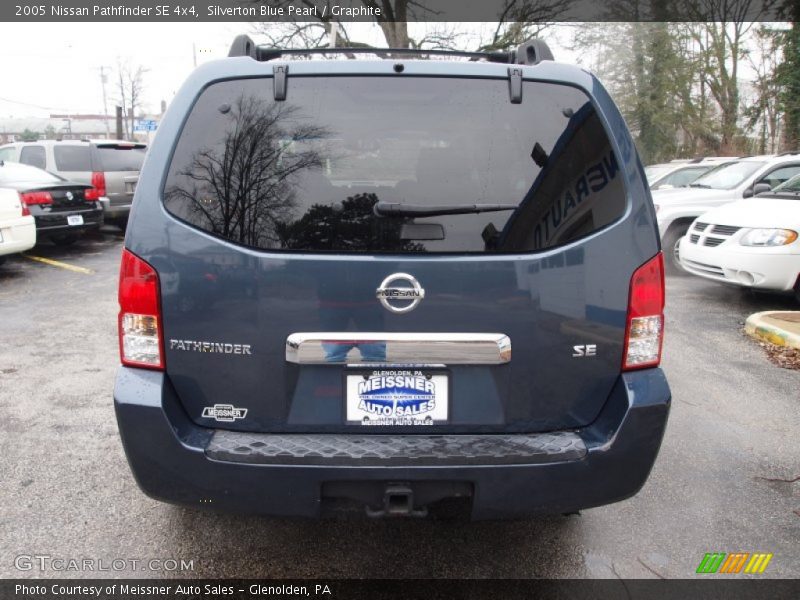Silverton Blue Pearl / Graphite 2005 Nissan Pathfinder SE 4x4