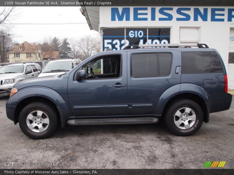 Silverton Blue Pearl / Graphite 2005 Nissan Pathfinder SE 4x4