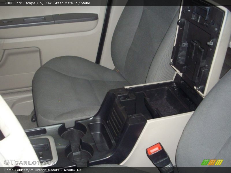 Kiwi Green Metallic / Stone 2008 Ford Escape XLS