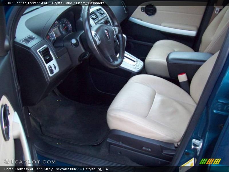 Crystal Lake / Ebony/Cashmere 2007 Pontiac Torrent AWD