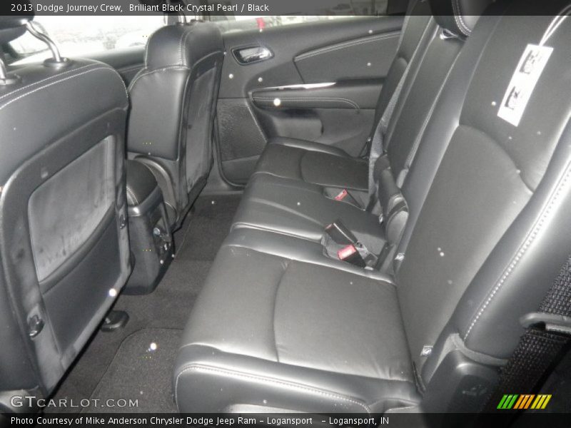 Brilliant Black Crystal Pearl / Black 2013 Dodge Journey Crew