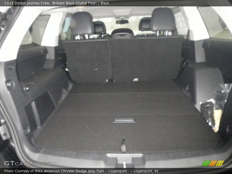 Brilliant Black Crystal Pearl / Black 2013 Dodge Journey Crew