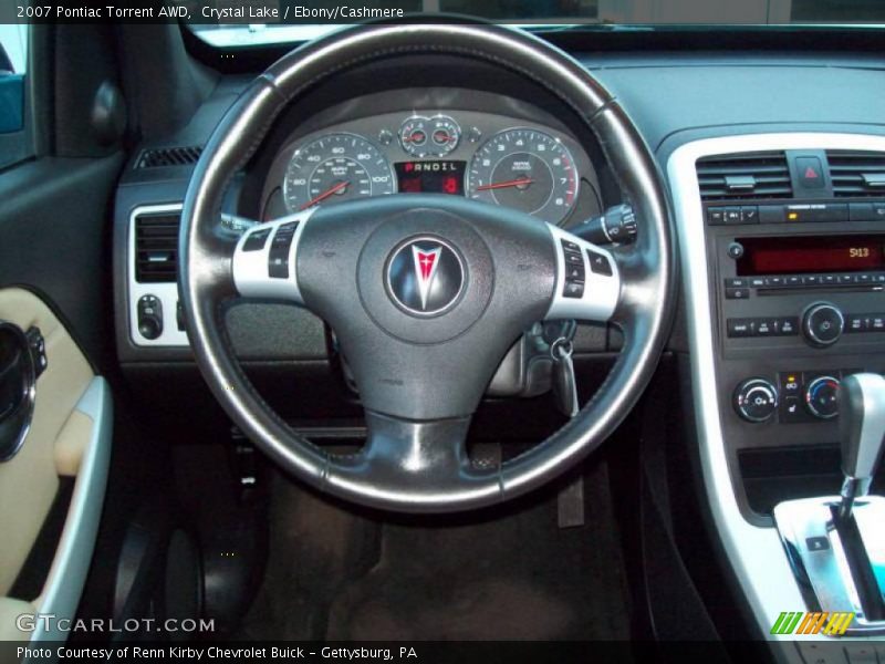 Crystal Lake / Ebony/Cashmere 2007 Pontiac Torrent AWD