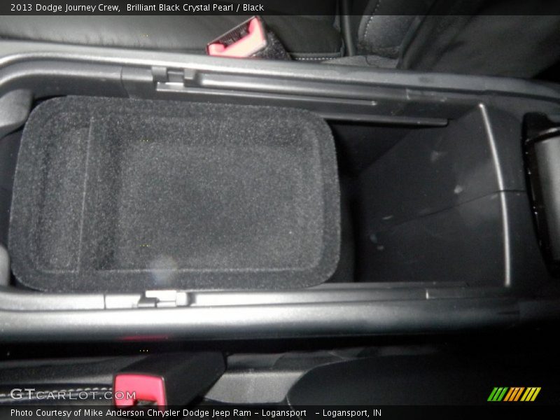 Brilliant Black Crystal Pearl / Black 2013 Dodge Journey Crew