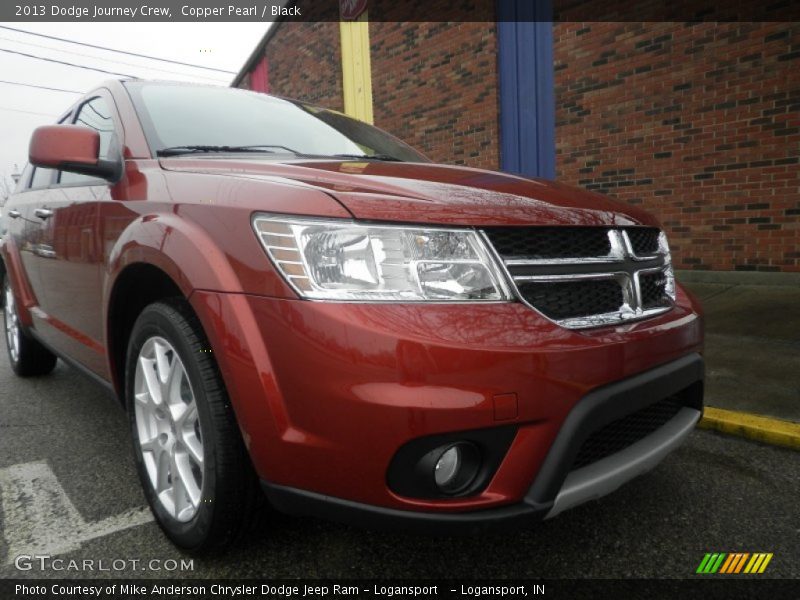 Copper Pearl / Black 2013 Dodge Journey Crew