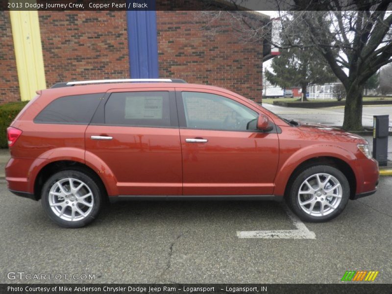Copper Pearl / Black 2013 Dodge Journey Crew