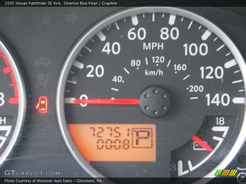 Silverton Blue Pearl / Graphite 2005 Nissan Pathfinder SE 4x4
