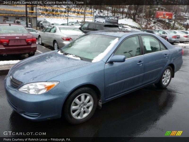 Catalina Blue Metallic / Stone 2002 Toyota Camry XLE V6