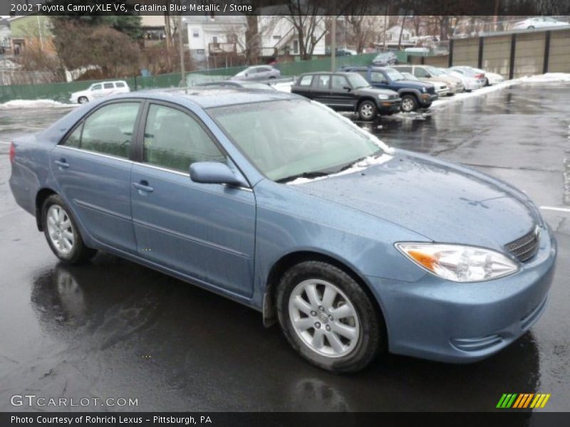 Catalina Blue Metallic / Stone 2002 Toyota Camry XLE V6