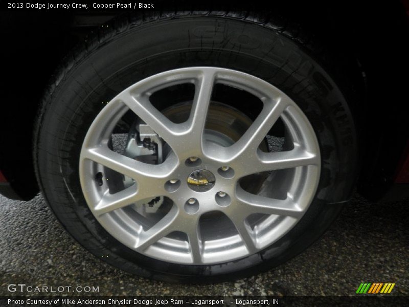 Copper Pearl / Black 2013 Dodge Journey Crew