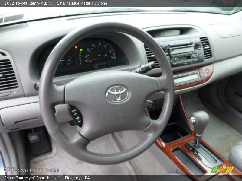 Catalina Blue Metallic / Stone 2002 Toyota Camry XLE V6