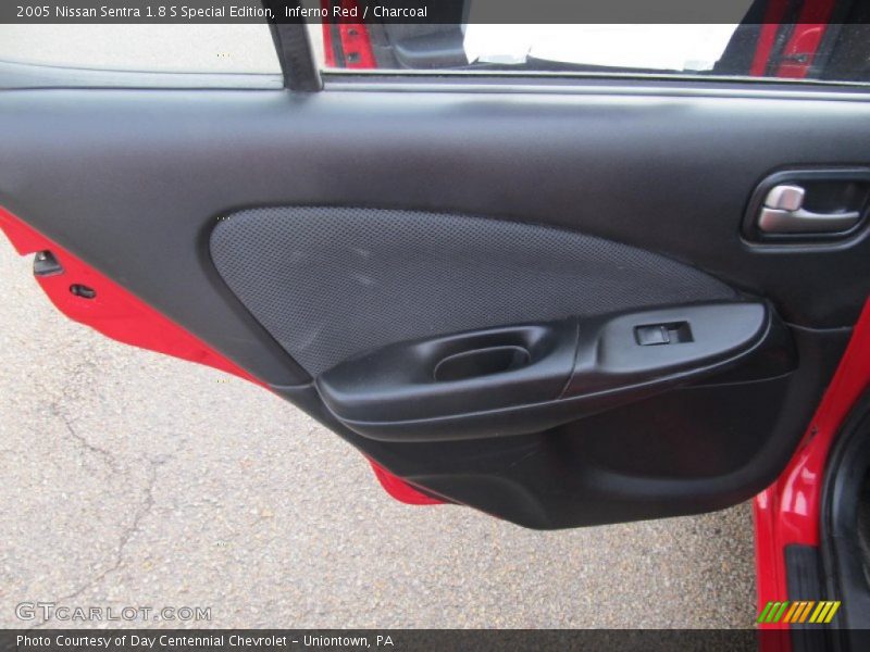 Inferno Red / Charcoal 2005 Nissan Sentra 1.8 S Special Edition