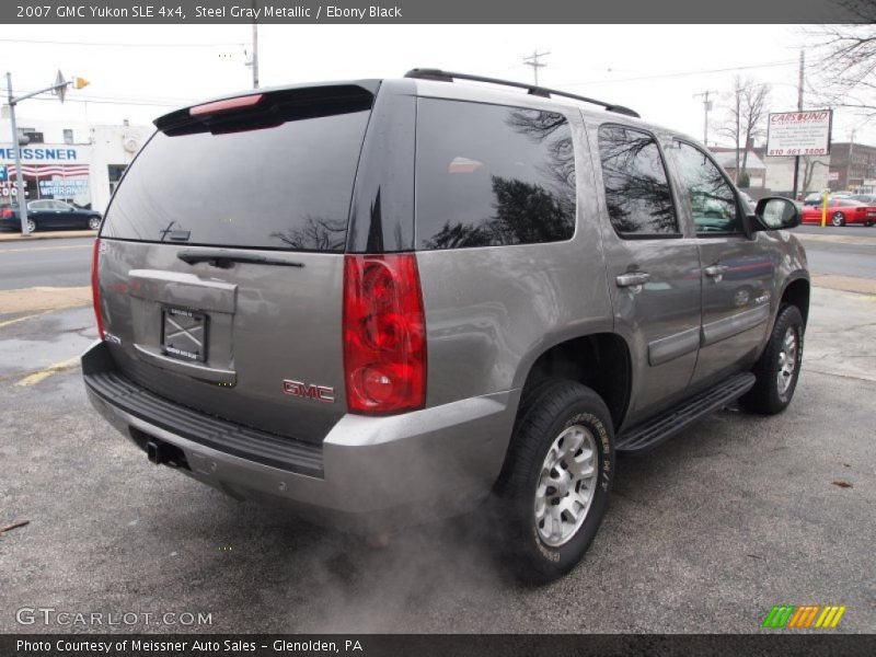 Steel Gray Metallic / Ebony Black 2007 GMC Yukon SLE 4x4