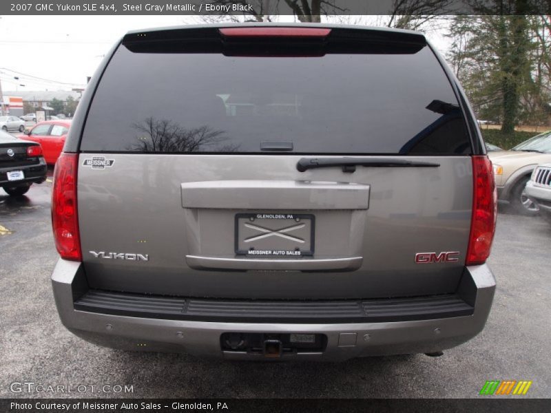 Steel Gray Metallic / Ebony Black 2007 GMC Yukon SLE 4x4