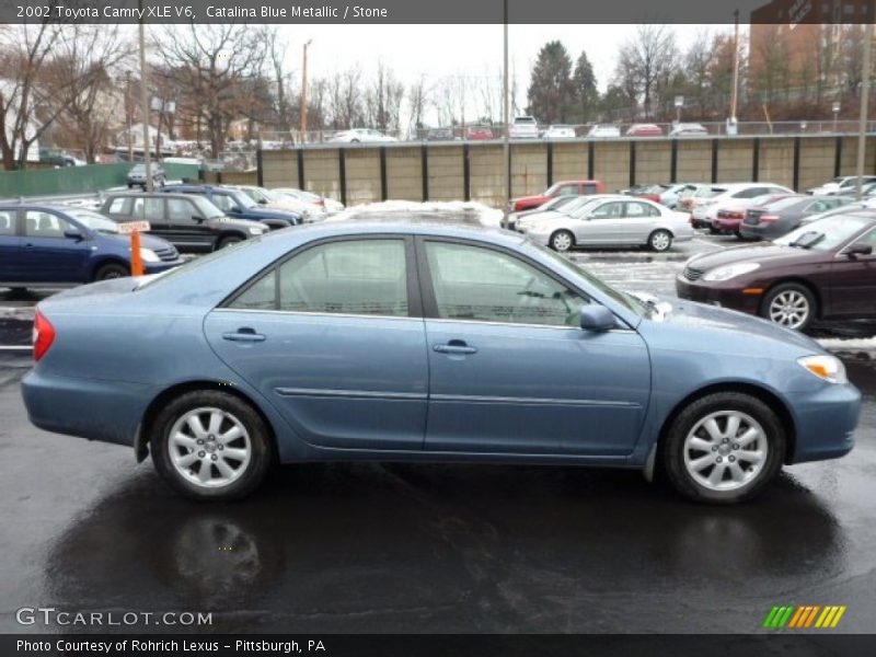 Catalina Blue Metallic / Stone 2002 Toyota Camry XLE V6