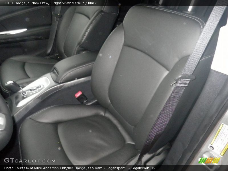 Bright Silver Metallic / Black 2013 Dodge Journey Crew