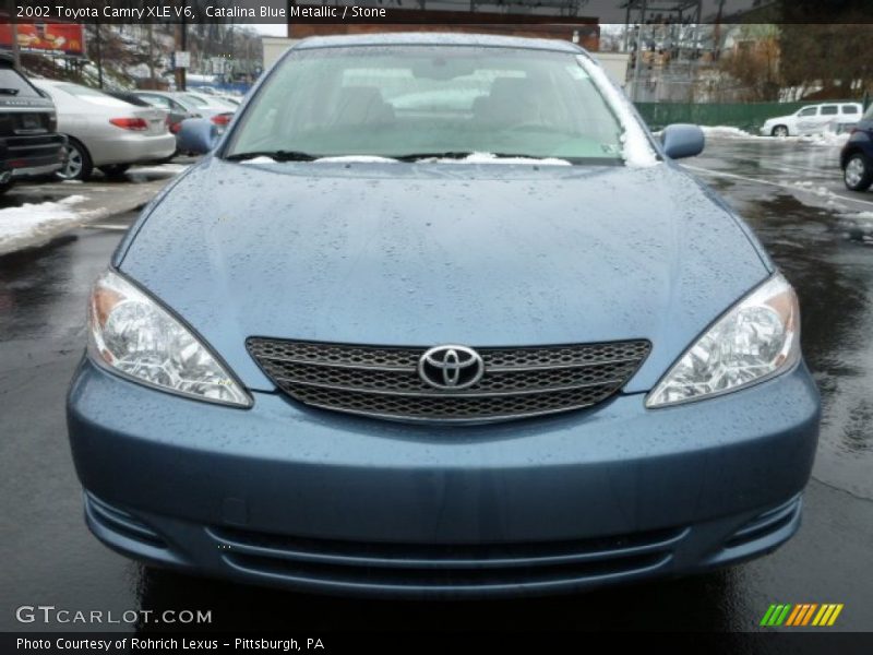 Catalina Blue Metallic / Stone 2002 Toyota Camry XLE V6