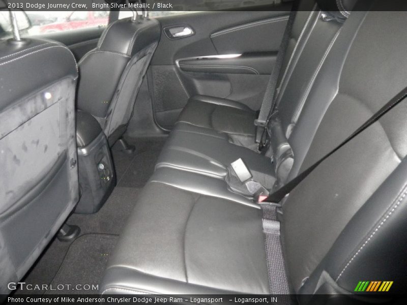 Bright Silver Metallic / Black 2013 Dodge Journey Crew