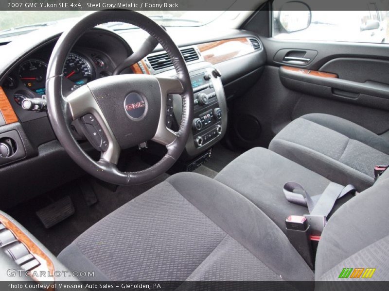 Steel Gray Metallic / Ebony Black 2007 GMC Yukon SLE 4x4