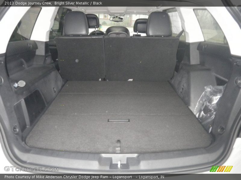 Bright Silver Metallic / Black 2013 Dodge Journey Crew