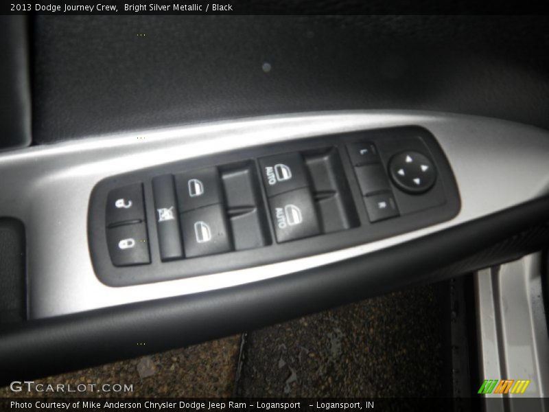 Bright Silver Metallic / Black 2013 Dodge Journey Crew