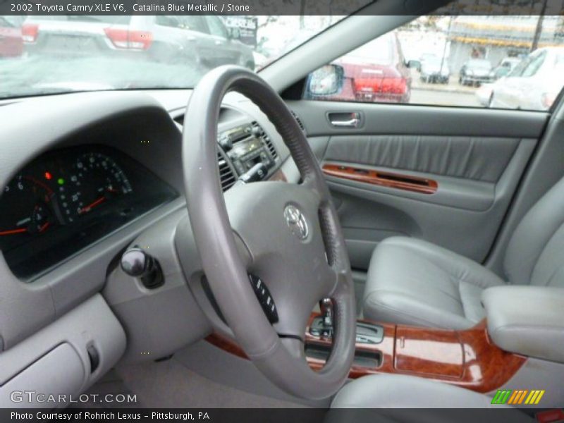 Catalina Blue Metallic / Stone 2002 Toyota Camry XLE V6