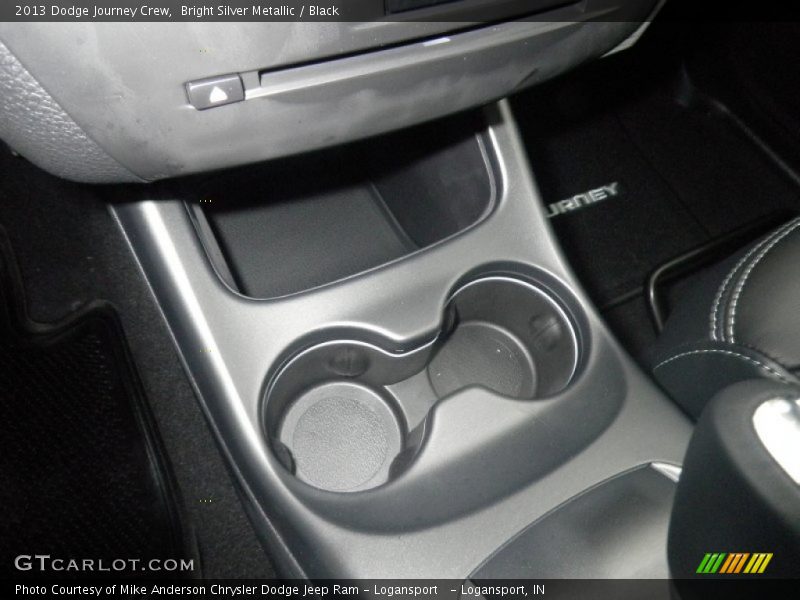 Bright Silver Metallic / Black 2013 Dodge Journey Crew