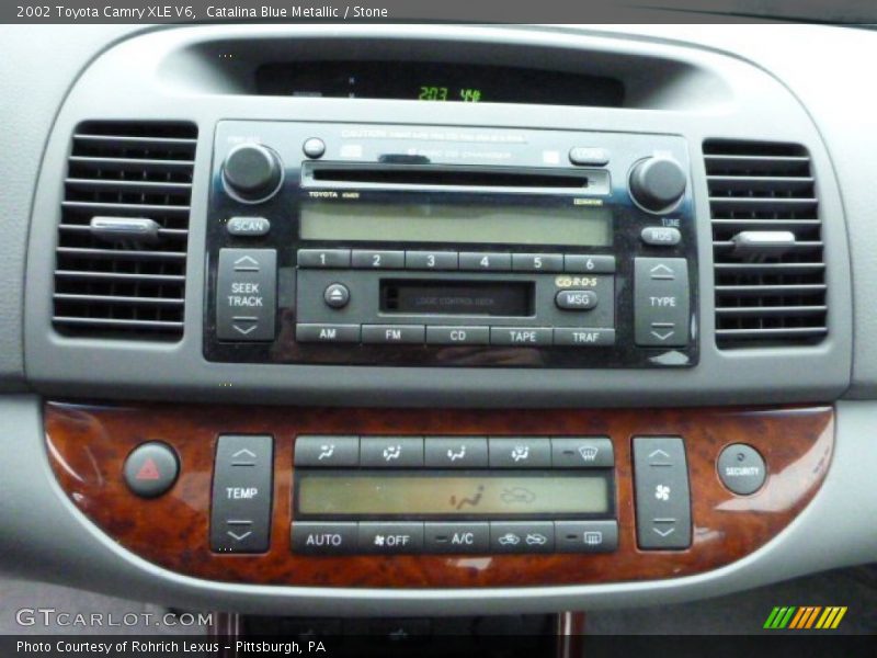 Catalina Blue Metallic / Stone 2002 Toyota Camry XLE V6