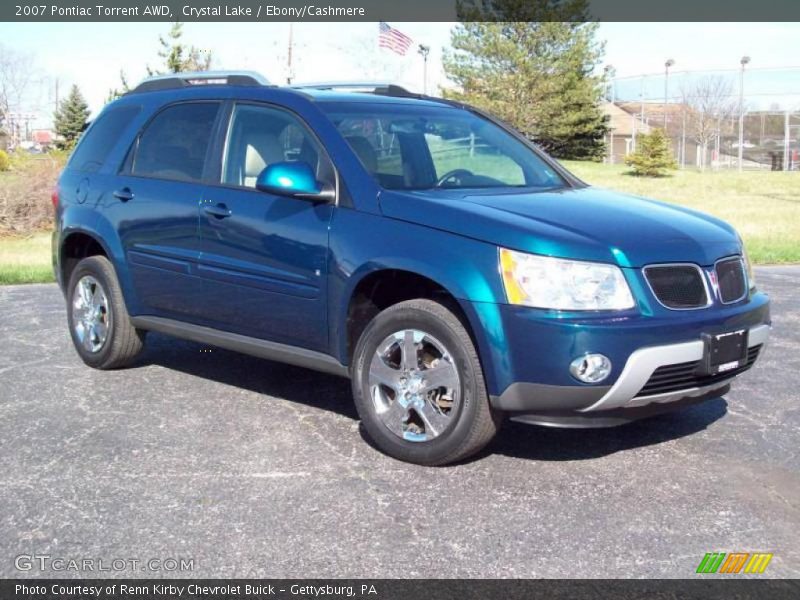 Crystal Lake / Ebony/Cashmere 2007 Pontiac Torrent AWD
