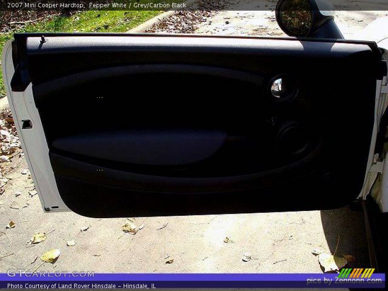 Pepper White / Grey/Carbon Black 2007 Mini Cooper Hardtop