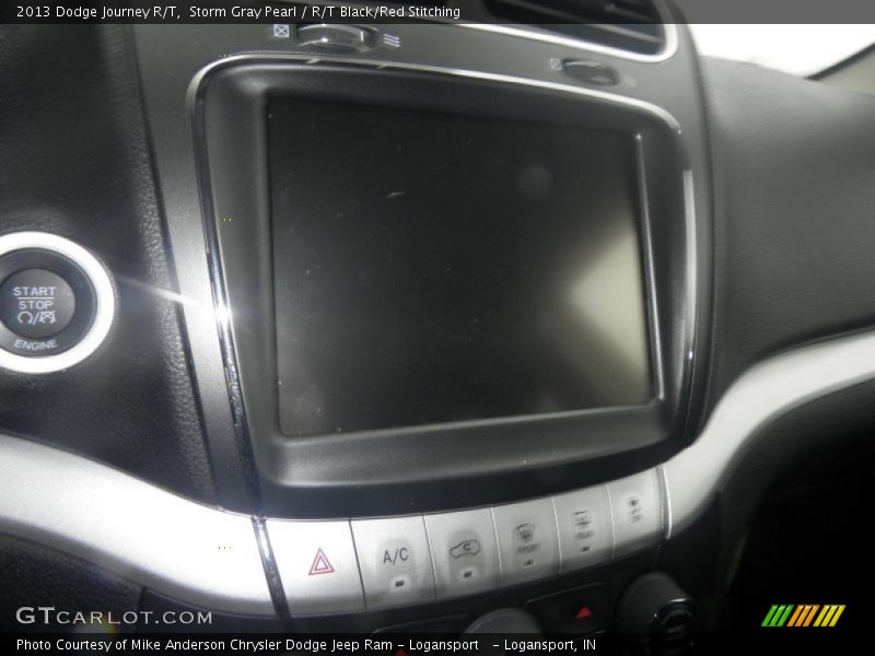 Storm Gray Pearl / R/T Black/Red Stitching 2013 Dodge Journey R/T