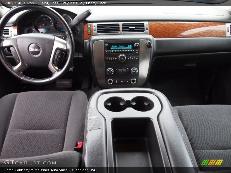 Steel Gray Metallic / Ebony Black 2007 GMC Yukon SLE 4x4