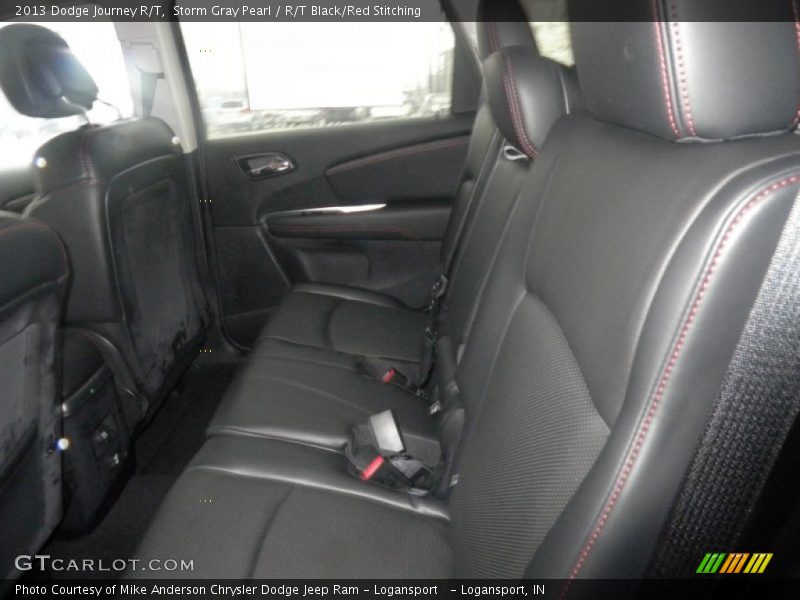 Storm Gray Pearl / R/T Black/Red Stitching 2013 Dodge Journey R/T