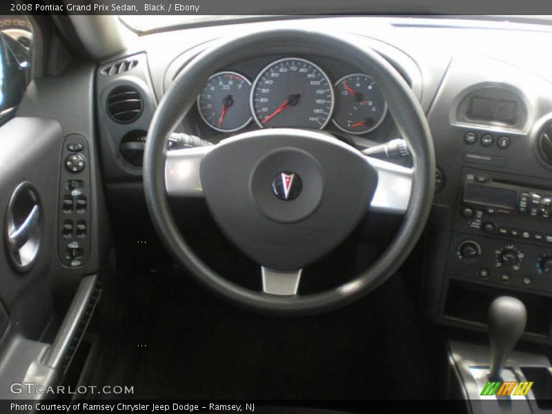 Black / Ebony 2008 Pontiac Grand Prix Sedan