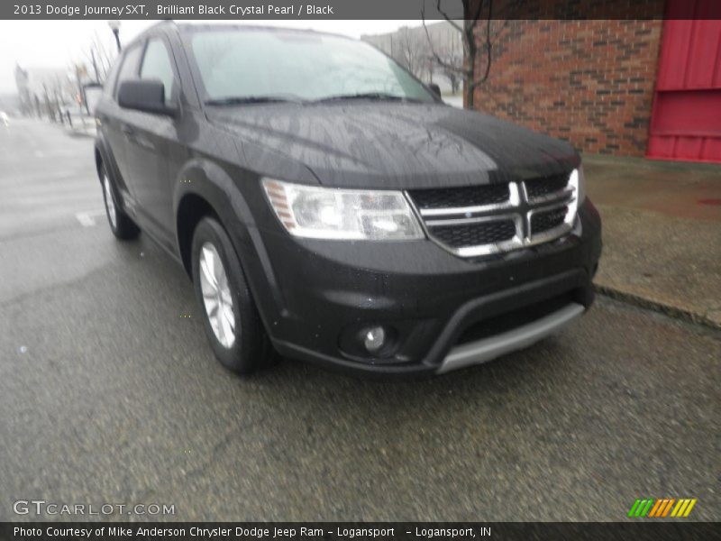 Brilliant Black Crystal Pearl / Black 2013 Dodge Journey SXT