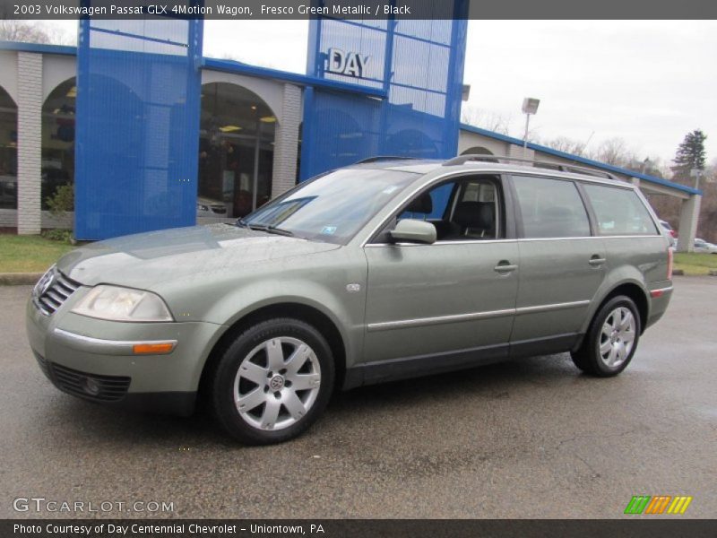 Fresco Green Metallic / Black 2003 Volkswagen Passat GLX 4Motion Wagon