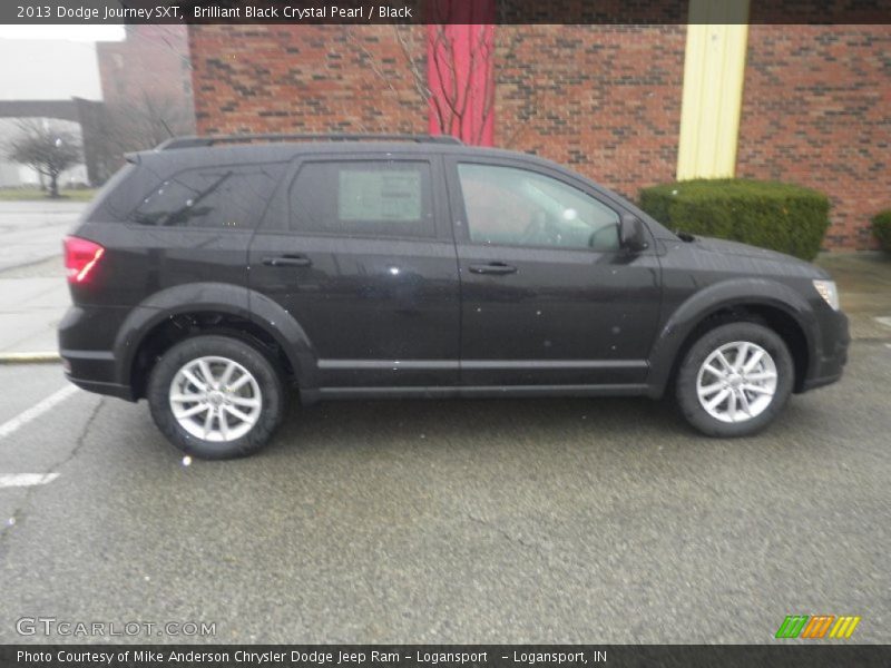 Brilliant Black Crystal Pearl / Black 2013 Dodge Journey SXT