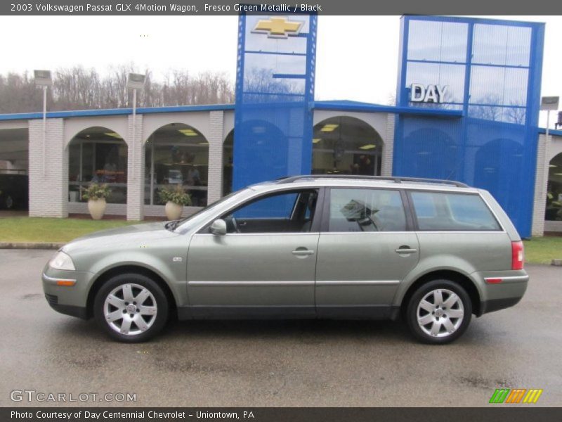 Fresco Green Metallic / Black 2003 Volkswagen Passat GLX 4Motion Wagon